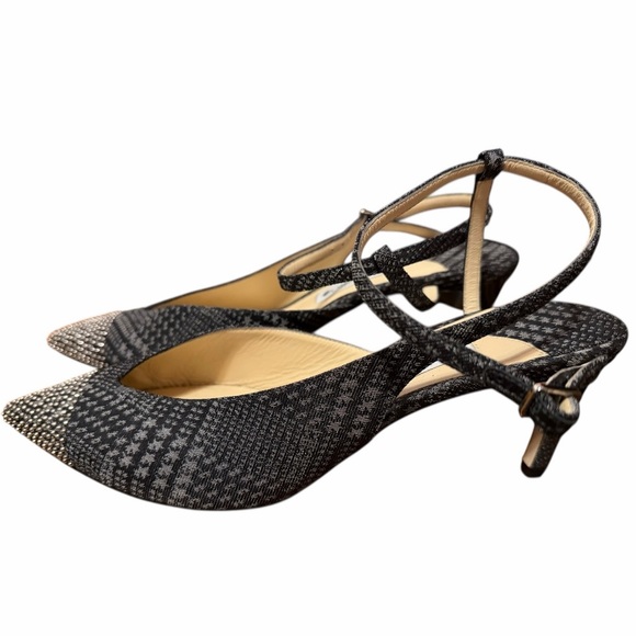 Jimmy Choo Black Studded Heels - Picture 5 of 8